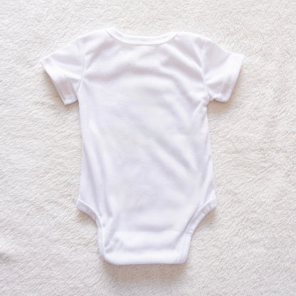 “Pack My Diapers! I’m Going Fishing With Daddy” Short Sleeve Babygrow (0–3 Months)