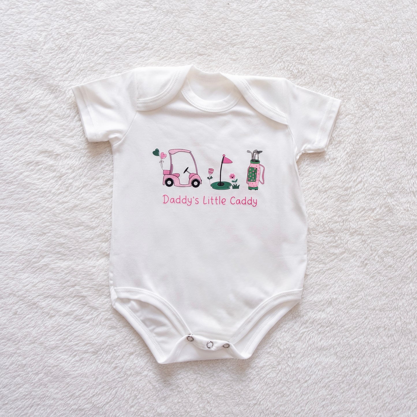 Daddy’s Little Caddy Babygrow (0–3 Months)