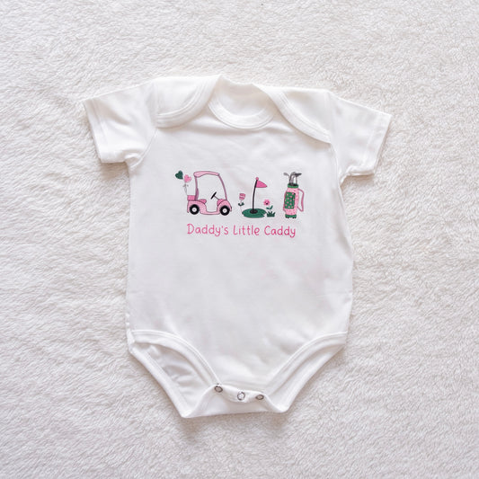 Daddy’s Little Caddy Babygrow (0–3 Months)