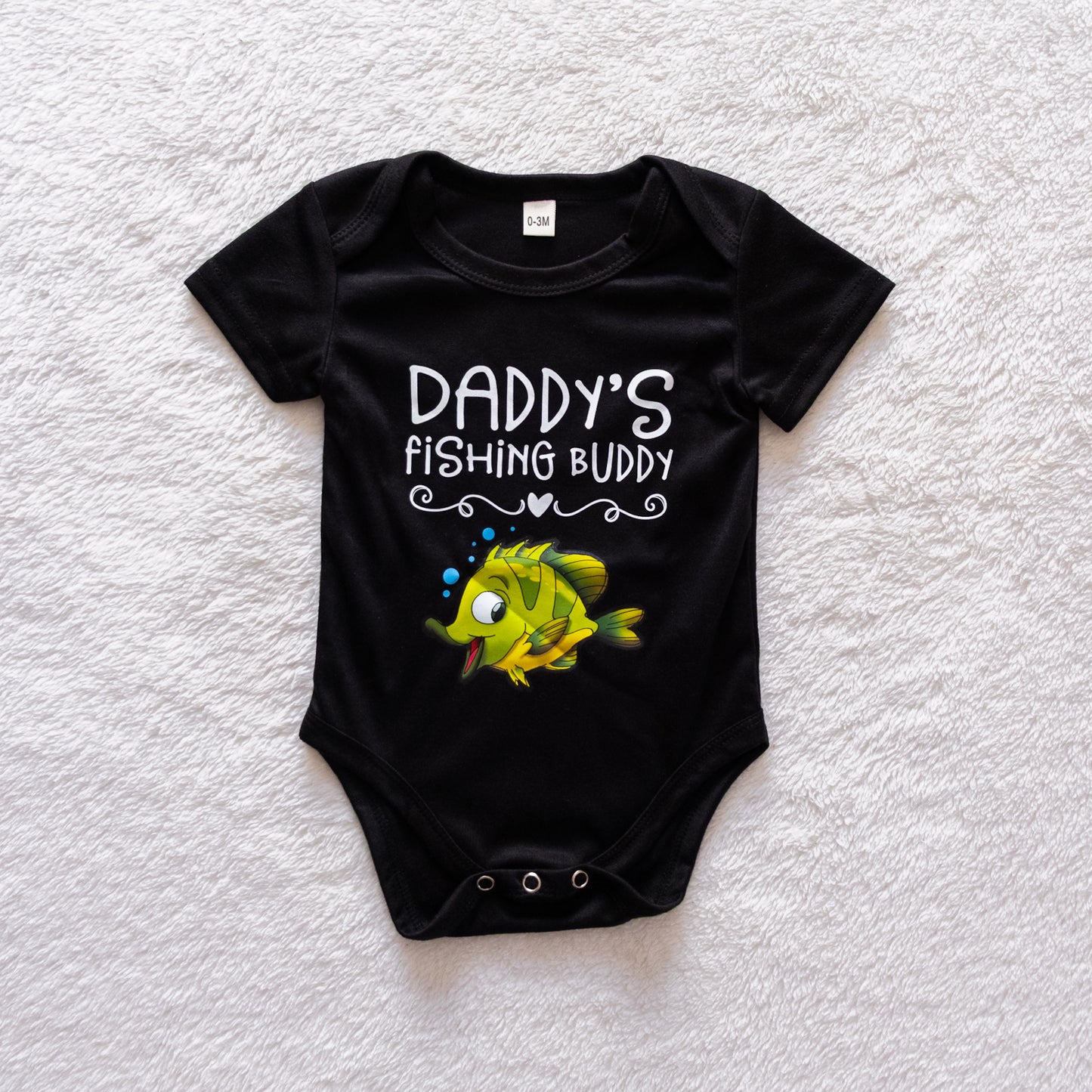 Daddy’s Fishing Buddy Babygrow (0–3 Months)