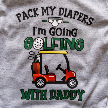 Going Golfing With Daddy Babygrow (0–3 Months)
